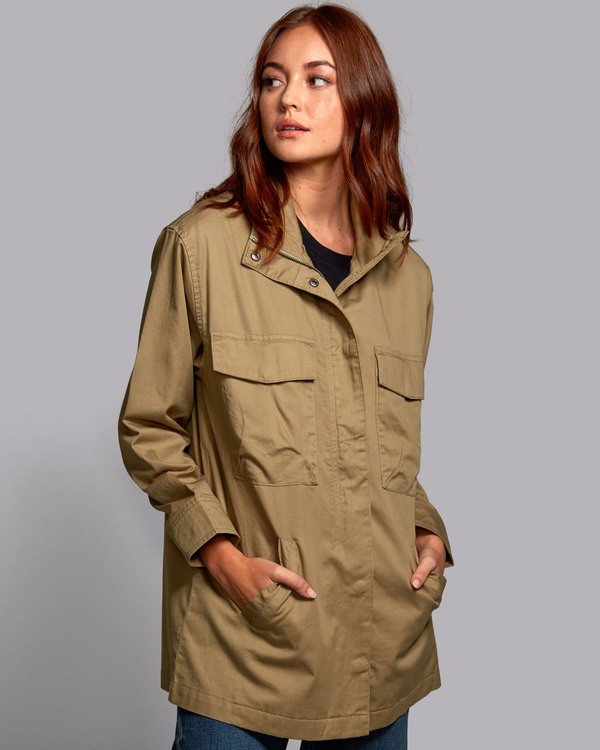 0 Mountain  - Oversized Jacke für Damen  S3JKRBRVP0 RVCA