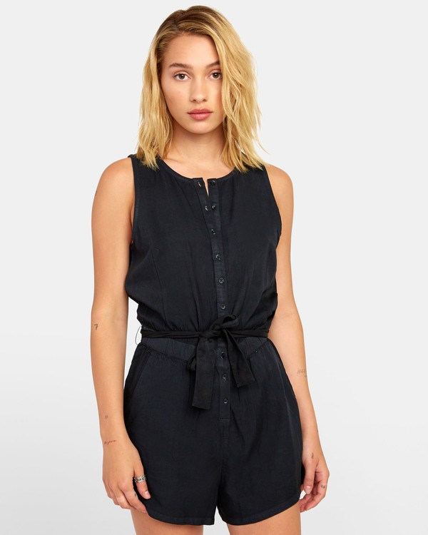 Latter Sleeveless Romper for Women RVCA