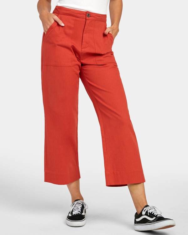 0 Grade - High Waisted Trousers for Women  S3PTRDRVP0 RVCA