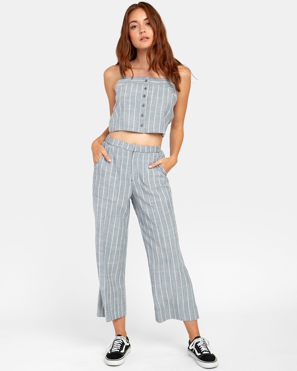 0 Gratitude - Pantalon pour Femme Bleu S3PTRHRVP0 RVCA