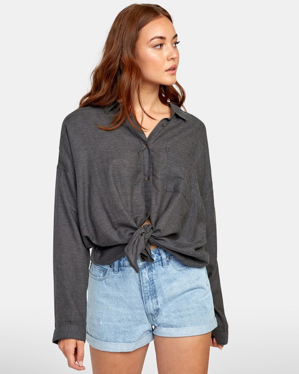 0 Habit - Chemise plaid pour Femme  S3SHRARVP0 RVCA