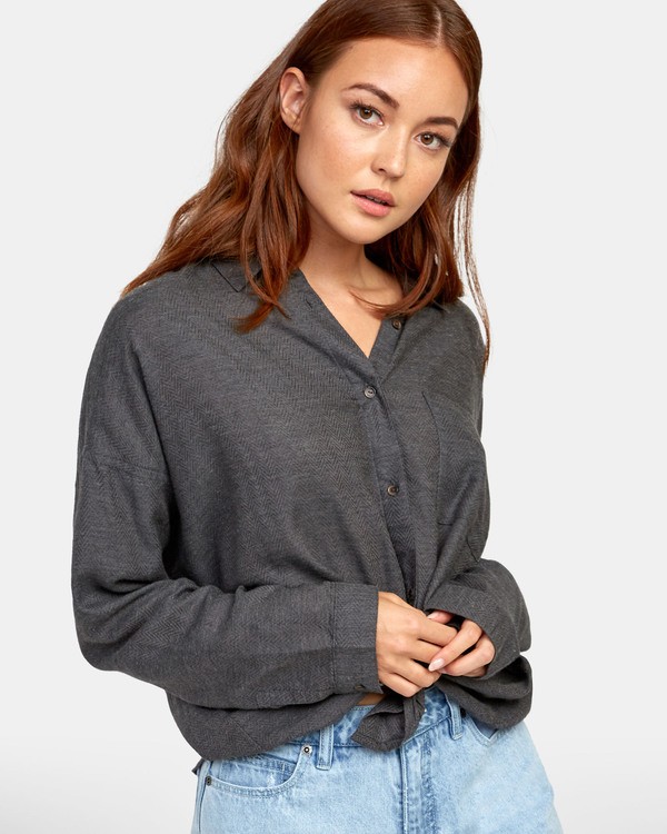 4 Habit - Chemise plaid pour Femme  S3SHRARVP0 RVCA