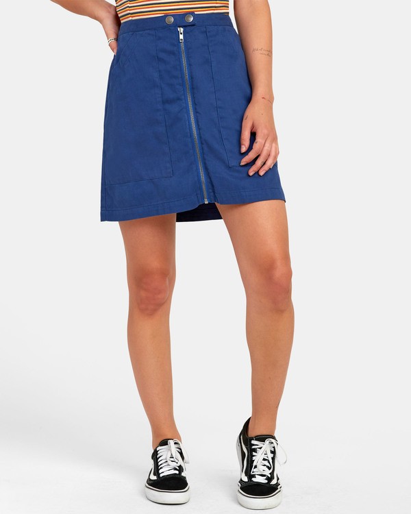 3 Oconnor - Rock für Damen Blau S3SKRBRVP0 RVCA