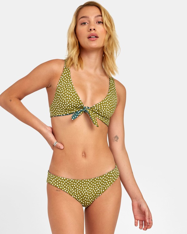 2 Axis Revo Tie Front - Haut de bikini pour Femme Vert S3STRQRVP0 RVCA