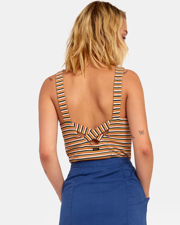 1 Margot - Striped Tank Top for Women  S3TPRLRVP0 RVCA