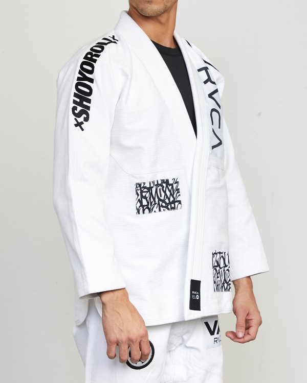 4 RVCA Shoyoroll - Jiu-Jitsu Gi for Men White S4ESRARVP0 RVCA