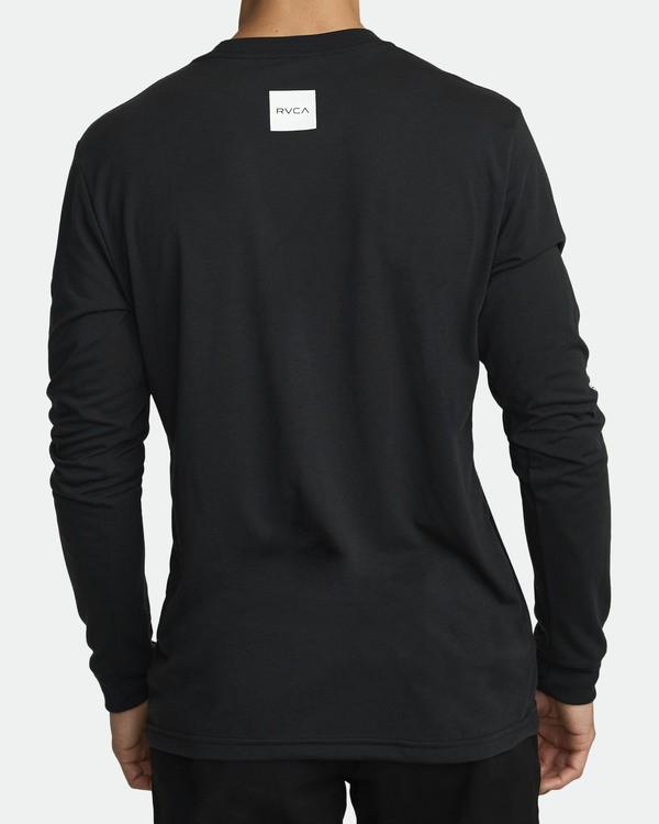1 All Out RVCA - Camiseta de manga larga deportiva para Hombre  S4LSMARVP0 RVCA