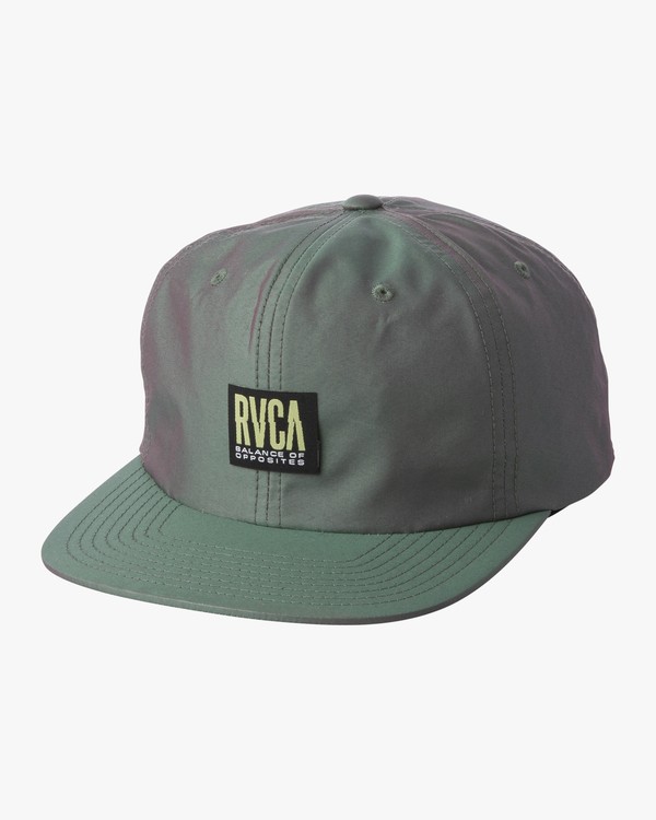 0 Hazed Cap - Cappellino Strapback Iridescente da Uomo  S5CPRERVP0 RVCA