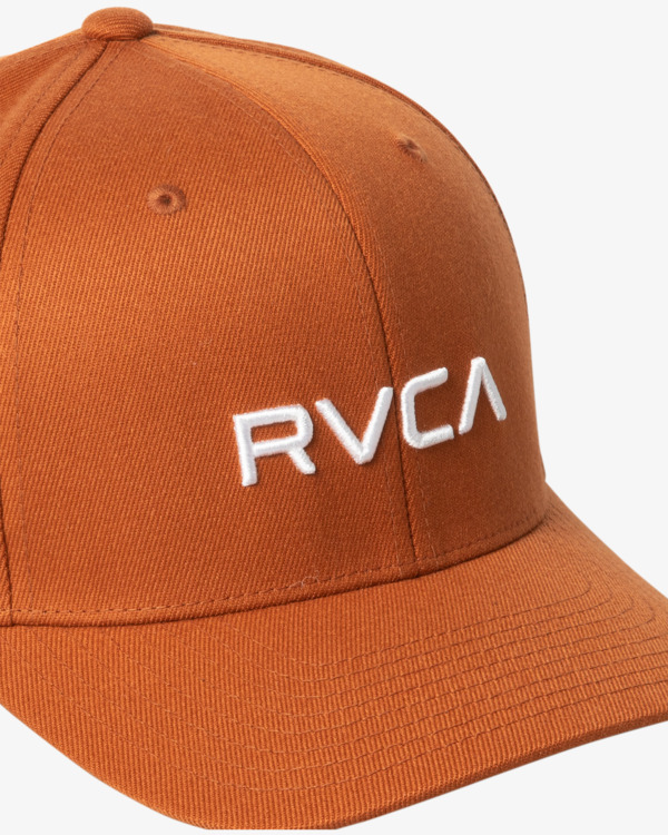 2 RVCA Flex Fit - Flexfit Hat for Men Brown S5CPRSRVP0 RVCA
