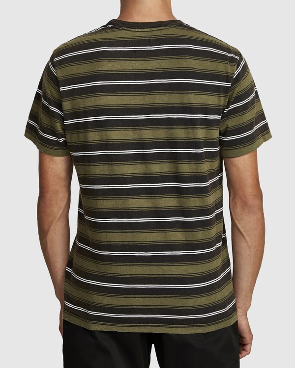 1 Davis Stripe - T-Shirt for Men  T1KTRARVS0 RVCA