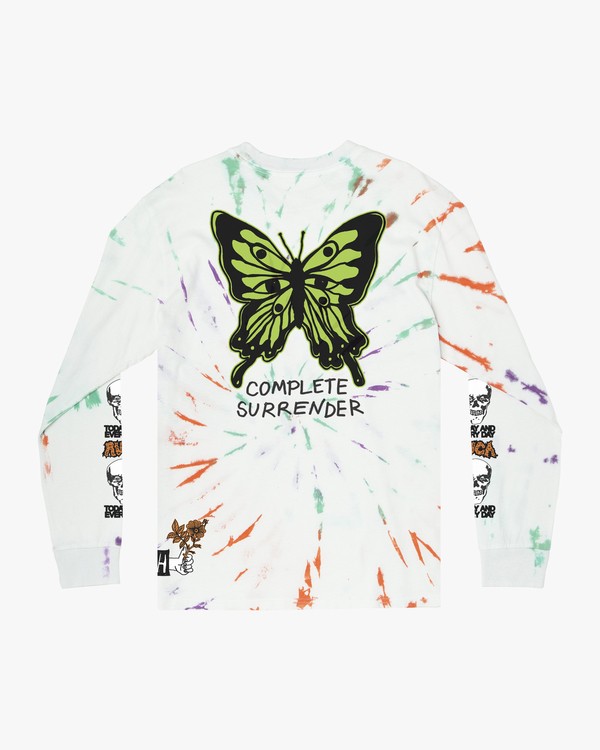 1 Liver Ideas Complete Surrender - Long Sleeve T-Shirt for Men  T1LSRBRVS0 RVCA