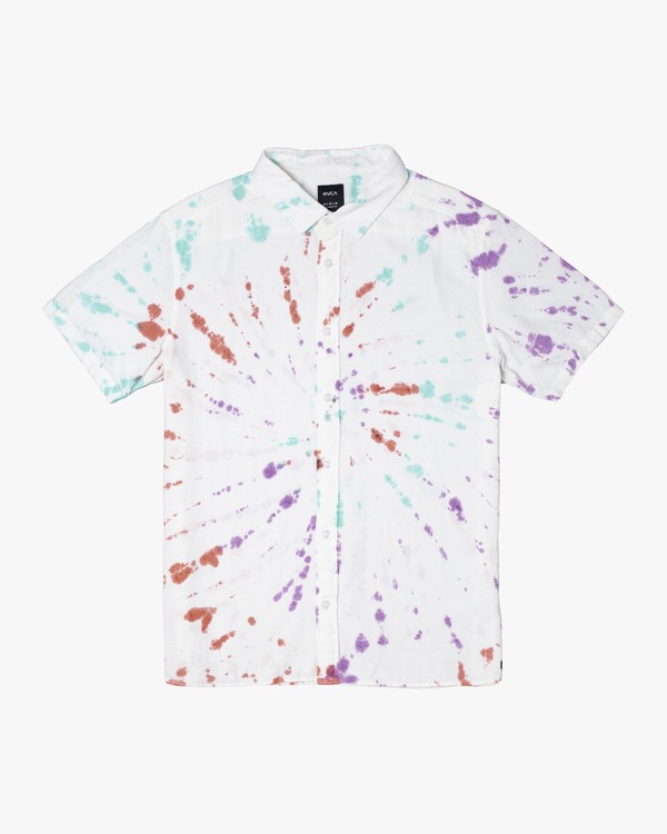 0 Freepoint - Short Sleeve Shirt for Men Gray T1SHRGRVS0 RVCA