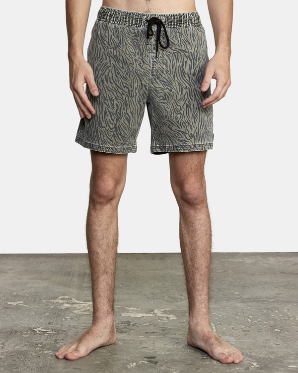 0 Escape Elastic - Swim Shorts for Men Green T1VORERVS0 RVCA