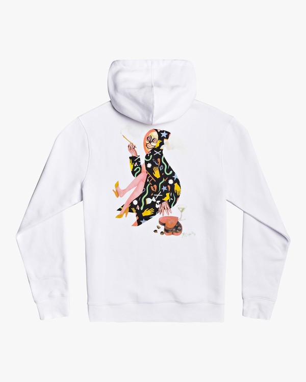0 Stacey Rozich The Gorgeous Hussy - Sweat à capuche pour Homme Blanc U1HORCRVF0 RVCA