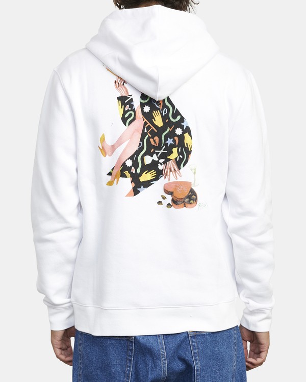 3 Stacey Rozich The Gorgeous Hussy - Sweat à capuche pour Homme Blanc U1HORCRVF0 RVCA
