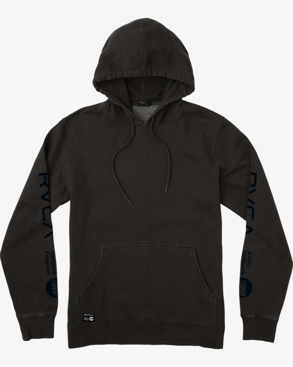 0 ANP OVERDYE HOODIE  U1HORMRVF0 RVCA
