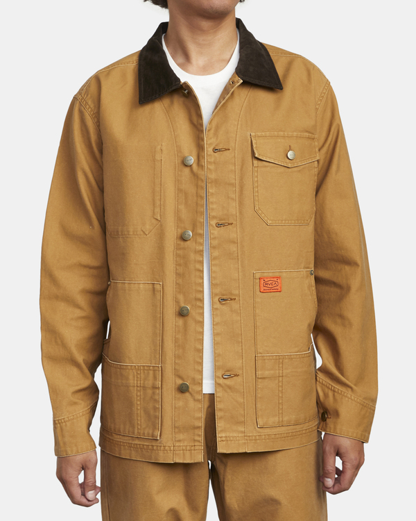 13 Chainmail - Chore Jacket for Men  U1JKRBRVF0 RVCA