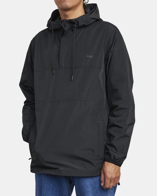 2 Krail - Anorak pour Homme Noir U1JKRMRVF0 RVCA