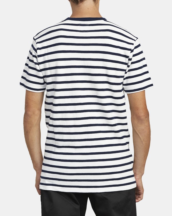 2 Greenwich Stripe - Kurzärmliges Oberteil für Männer  U1KTRDRVF0 RVCA