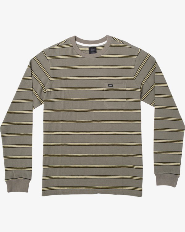 0 Bloom Pique - Long Sleeve Top for Men  U1KTRFRVF0 RVCA