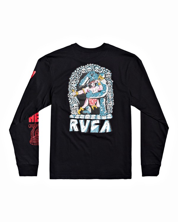 0 Grant Kratzer Barbarian - T-shirt manches longues pour Homme  U1LSRGRVF0 RVCA