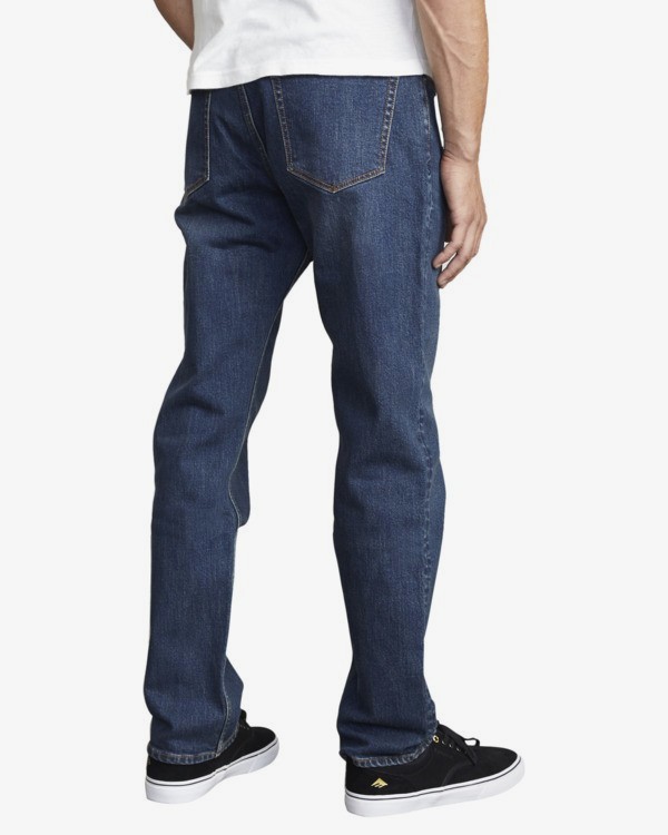 5 Weekend - Jean Straight fit pour Homme Bleu U1PNRLRVF0 RVCA