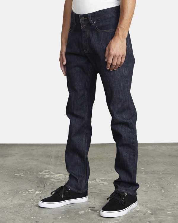 4 Weekend - Jean Straight fit pour Homme Bleu U1PNRLRVF0 RVCA