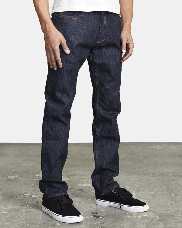 7 Weekend - Jean Straight fit pour Homme Bleu U1PNRLRVF0 RVCA