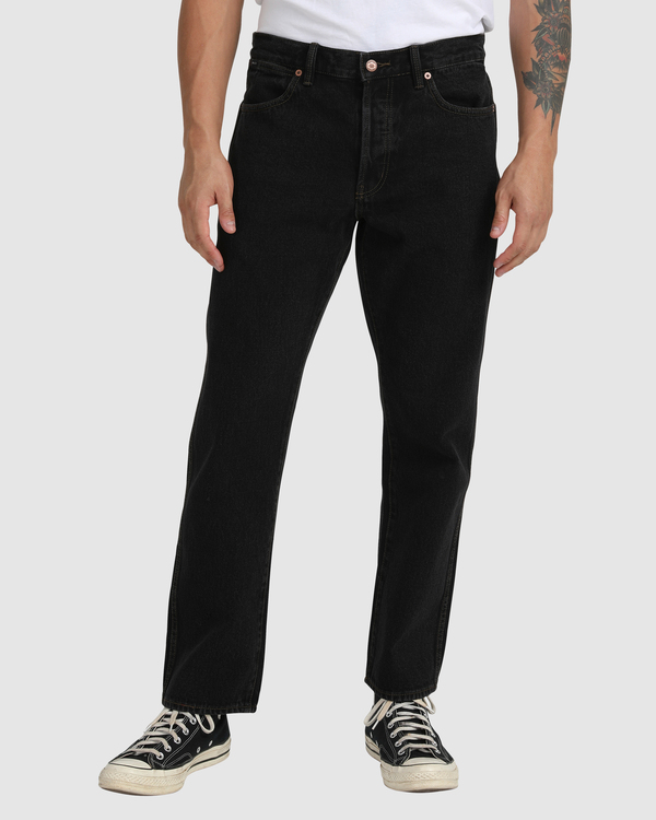 0 New Dawn - Jean Straight fit pour Homme Noir U1PNRMRVF0 RVCA