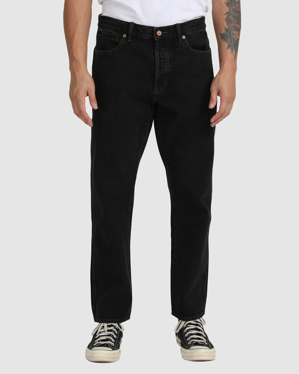 6 New Dawn - Jean Straight fit pour Homme Noir U1PNRMRVF0 RVCA