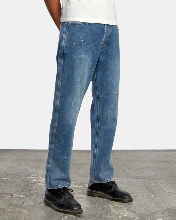 3 New Dawn - Vaqueros de corte recto para Hombre Azul U1PNRMRVF0 RVCA