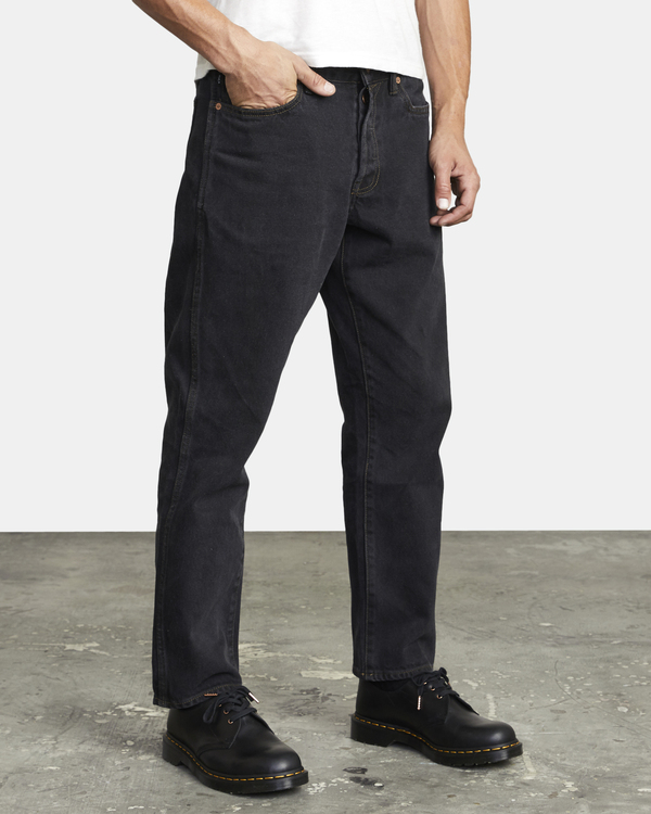 11 New Dawn - Jean Straight fit pour Homme Noir U1PNRMRVF0 RVCA