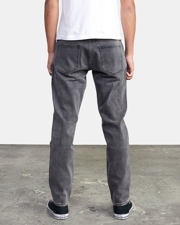 1 Daggers - Vaqueros de corte ajustado para Hombre Gris U1PNRQRVF0 RVCA