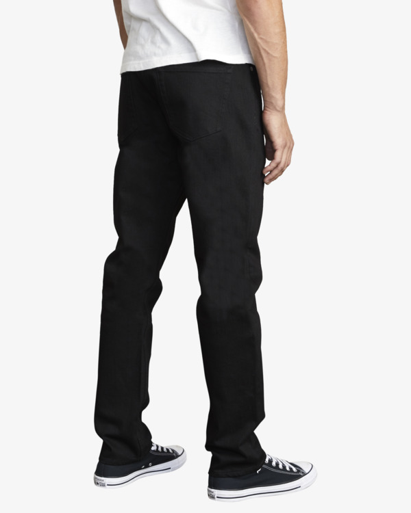 5 RVCA Rockers - Jean Skinny pour Homme Noir U1PNRTRVF0 RVCA