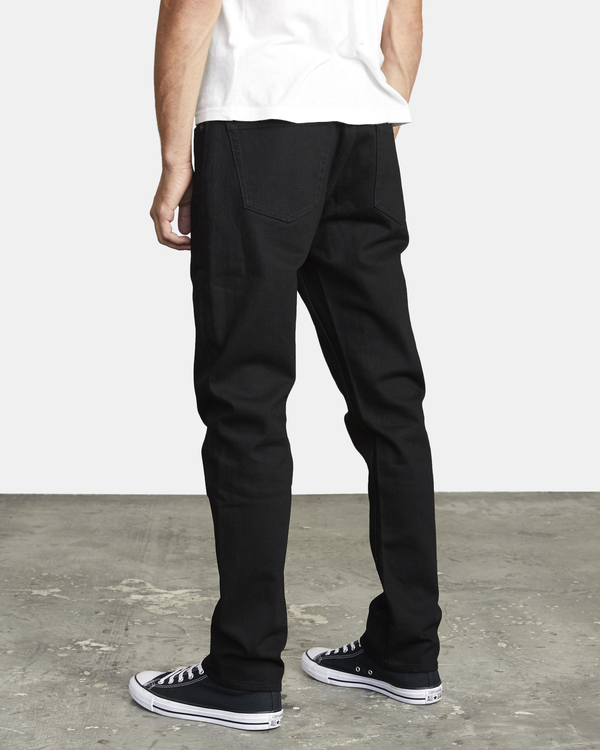 5 RVCA Rockers - Jean Skinny pour Homme Noir U1PNRTRVF0 RVCA