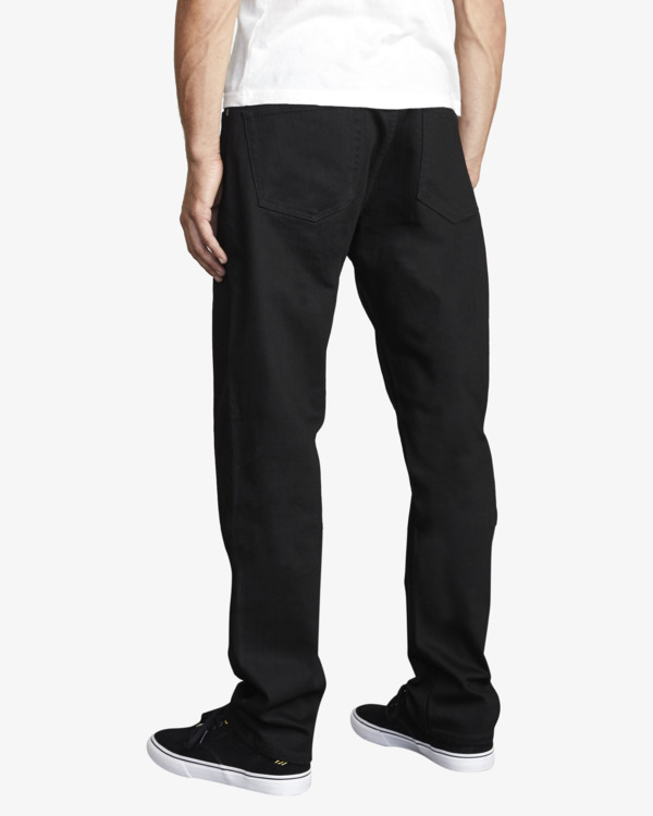 11 Weekend - Jeans mit Straight Fit f&uuml;r M&auml;nner Schwarz U1PNRURVF0 RVCA