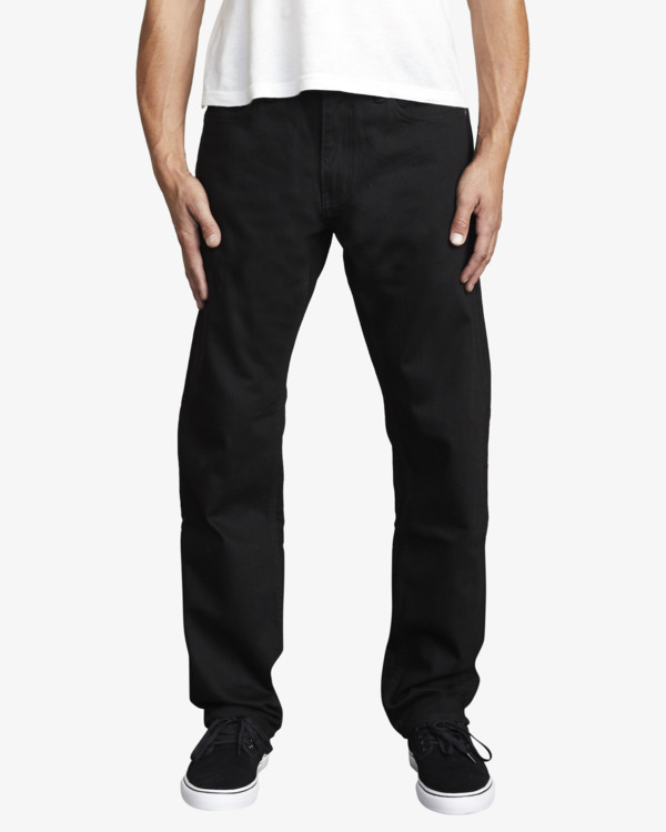 7 Weekend - Jeans mit Straight Fit f&uuml;r M&auml;nner Schwarz U1PNRURVF0 RVCA