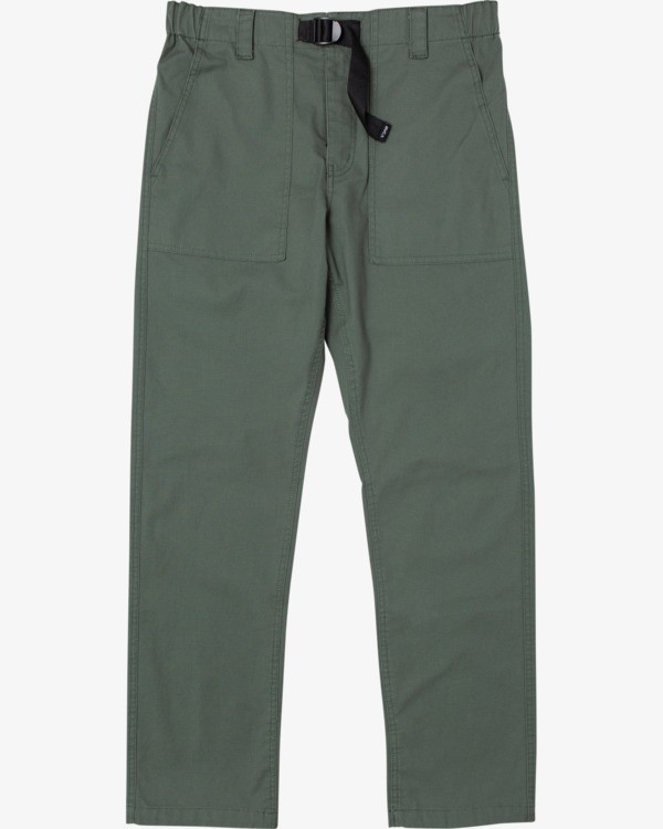 0 All Time Surplus - Pantalón de corte recto para Hombre Verde U1PTRDRVF0 RVCA