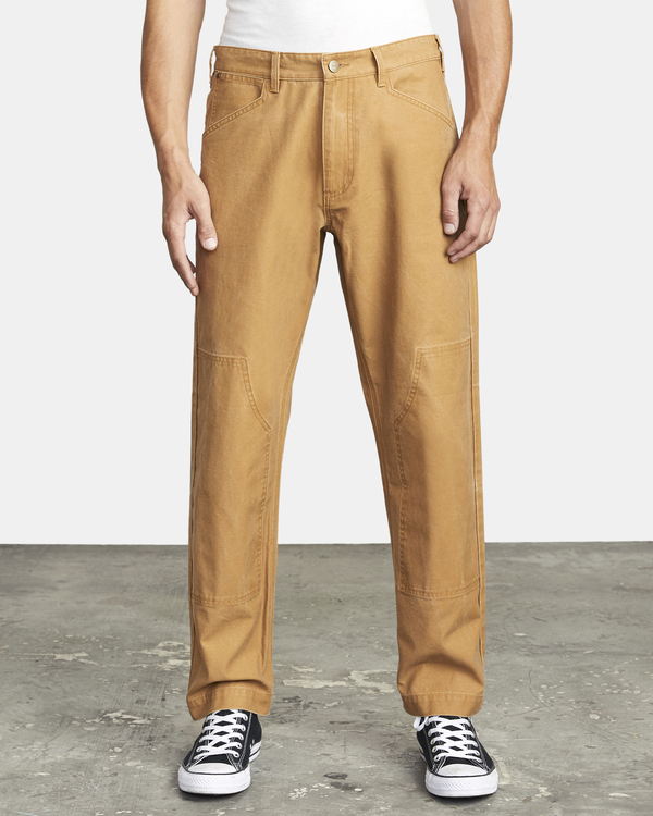 1 Chainmail - Relaxed Fit Trousers for Men Brown U1PTRERVF0 RVCA
