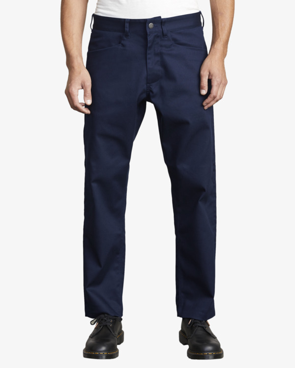 0 New Dawn Pressed - Pantalon pour Homme Bleu U1PTRHRVF0 RVCA