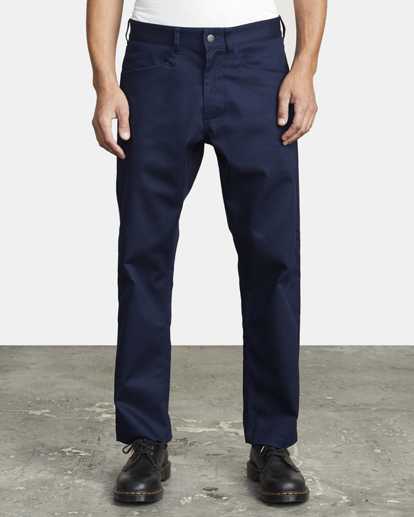 1 New Dawn Pressed - Pantalon pour Homme Bleu U1PTRHRVF0 RVCA