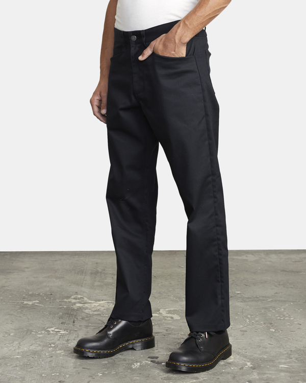 2 New Dawn Pressed - Pantaloni da Uomo Black U1PTRHRVF0 RVCA