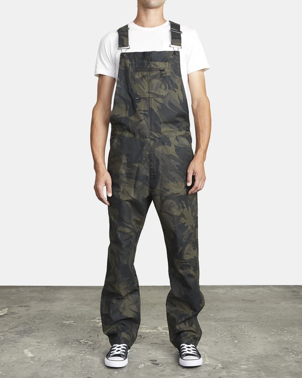 1 Chainmail - Pantalón de Peto Carpintero para Hombre  U1PTRIRVF0 RVCA