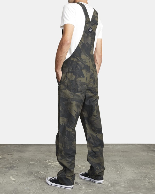4 Chainmail - Pantalón de Peto Carpintero para Hombre  U1PTRIRVF0 RVCA