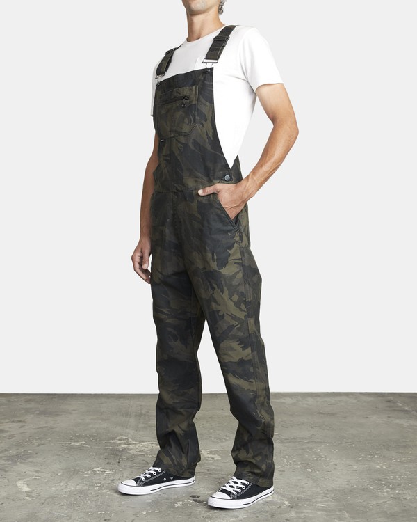 6 Chainmail - Pantalón de Peto Carpintero para Hombre  U1PTRIRVF0 RVCA