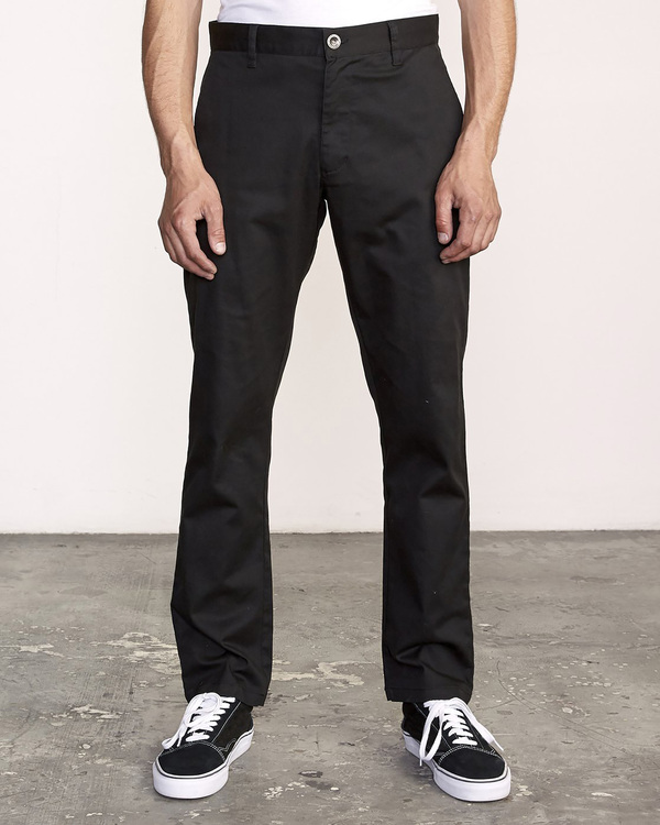 0 The Weekend Stretch - Pantalones para Hombre Negro U1PTRLRVF0 RVCA