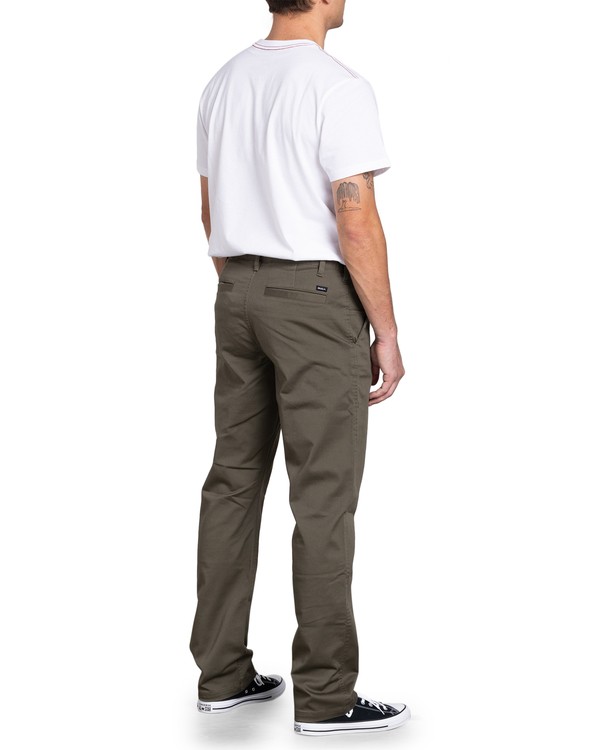 10 The Weekend Stretch - Trousers for Men Green U1PTRLRVF0 RVCA