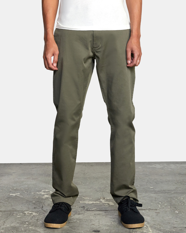 7 The Weekend Stretch - Trousers for Men Green U1PTRLRVF0 RVCA