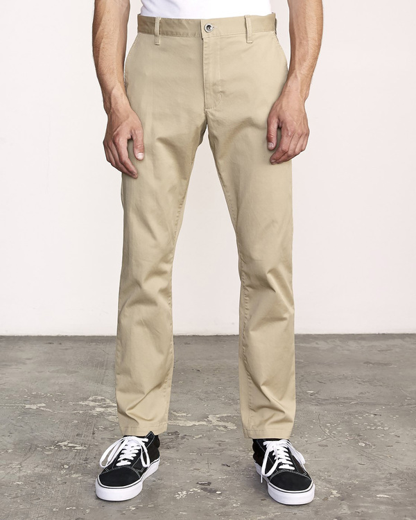 0 The Weekend Stretch - Trousers for Men Beige U1PTRLRVF0 RVCA