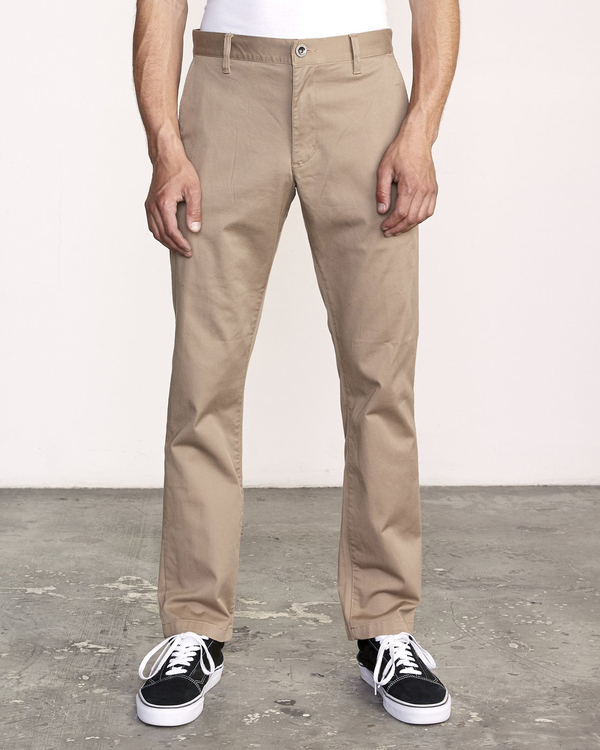 6 The Weekend Stretch - Pantalon pour Homme Beige U1PTRLRVF0 RVCA